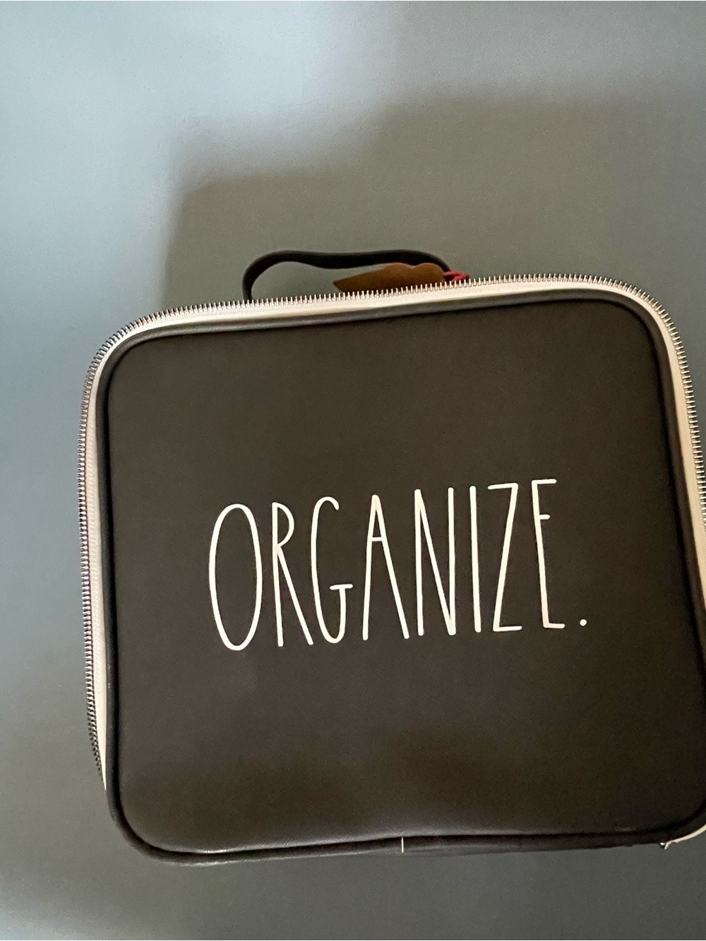 Rae Dunn Black cosmetics bag/organizer